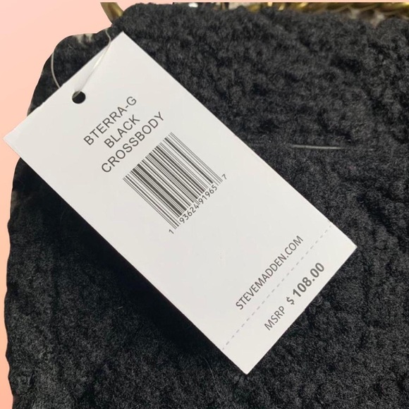 SOLD ‼️ Steve Madden Black Sherpa Bag 👜🖤👑 - Picture 5 of 7